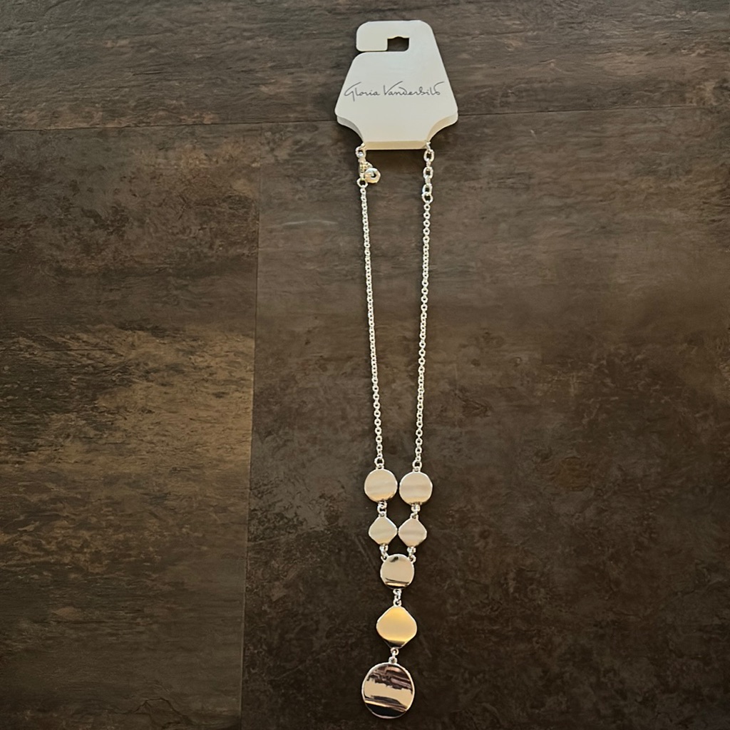 Gloria Vanderbilt Silver Toned Necklace